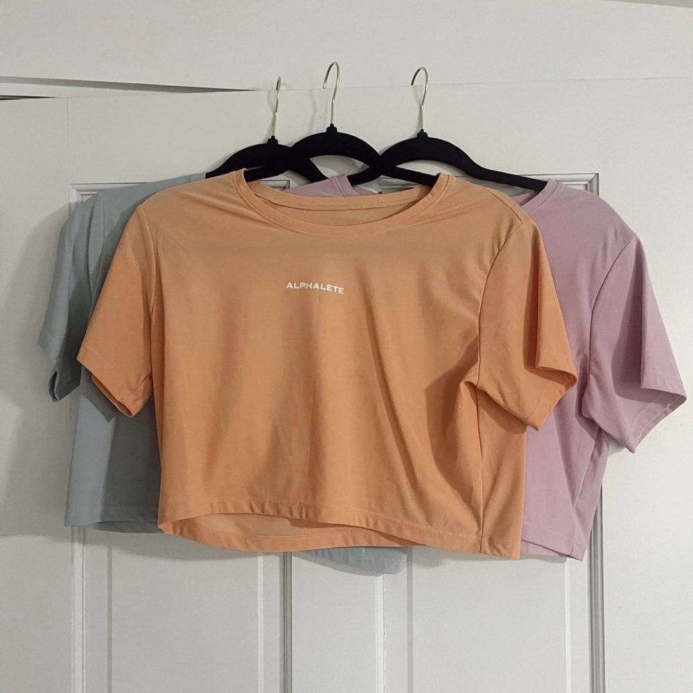 Alphalete Crop Tees